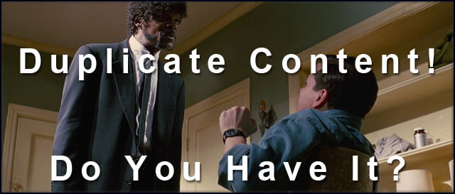 duplicate content fiction
