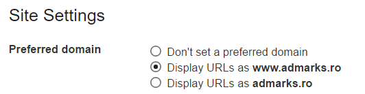 prefererd domain