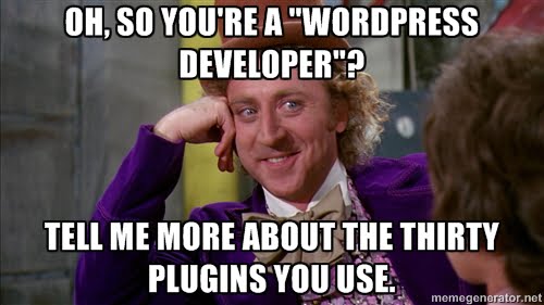 wordpress developer joke