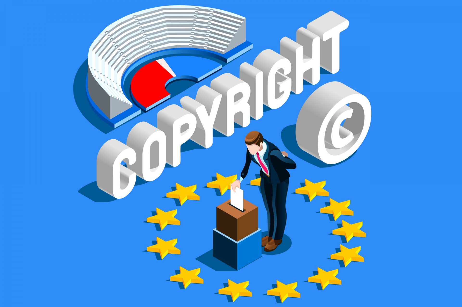 Votarea legii copyrightului in Parlamentul European